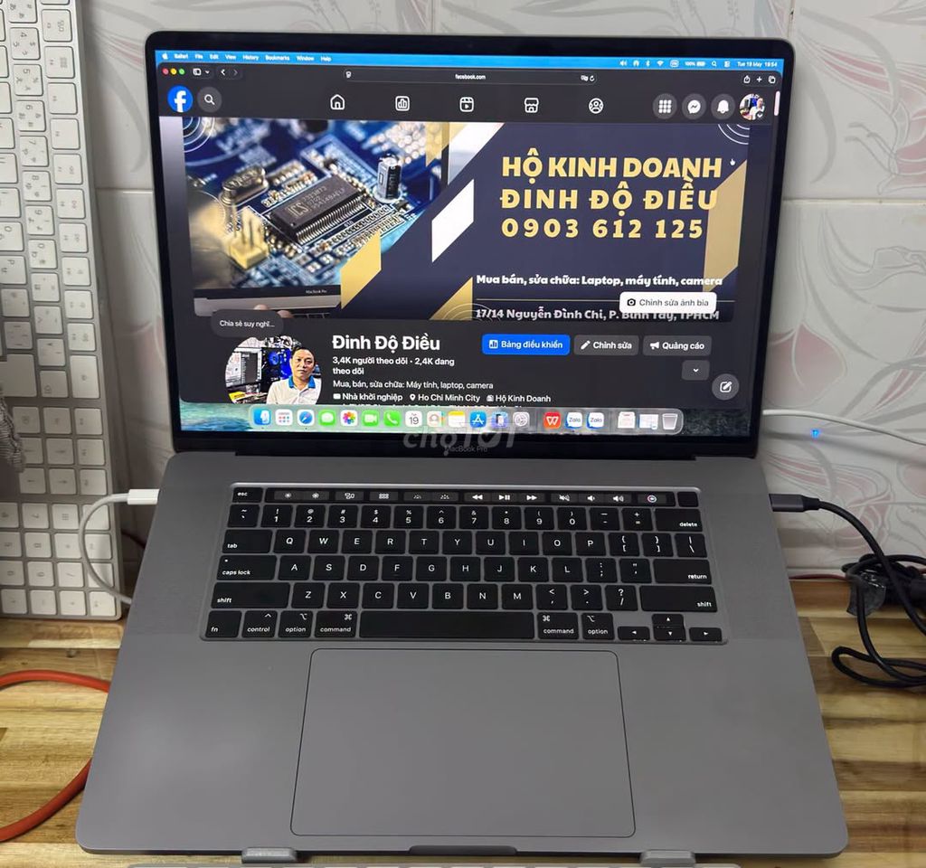 Apple Macbook Pro 2019 i9 16 inch 64GB/512GB Like New. Mua bán Laptop tại Quận 6 Tp Hồ Chí Minh được đăng bởi Hội Đồ Điện Tử hình 1