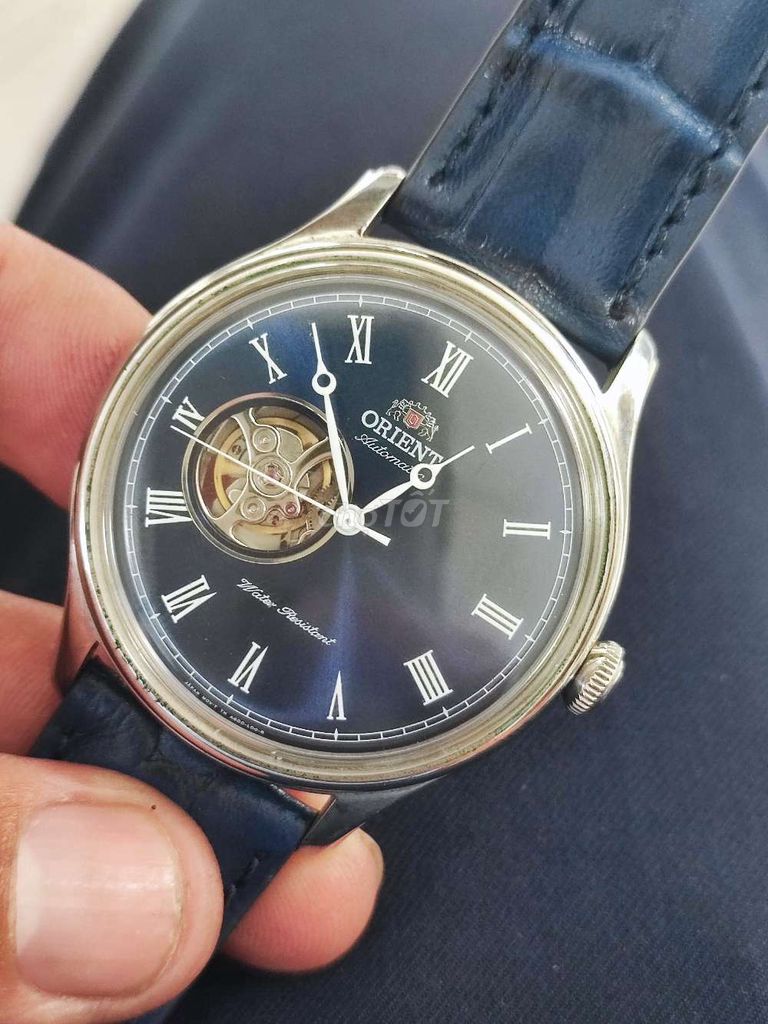Đồng hồ Orient Nam Automatic Dây da Xanh dương. Mua bán Đồng hồ tại Quận 12 Tp Hồ Chí Minh được đăng bởi Nip Watch hình 1
