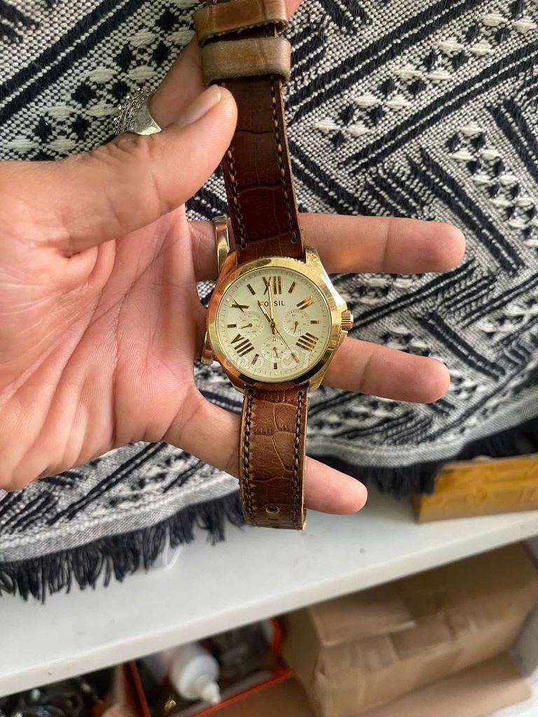Đồng hồ Fossil Dây da Nâu Mỹ. Mua bán Đồng hồ tại Quận Ngũ Hành Sơn Đà Nẵng được đăng bởi Ngô Vĩnh Nhật hình 1