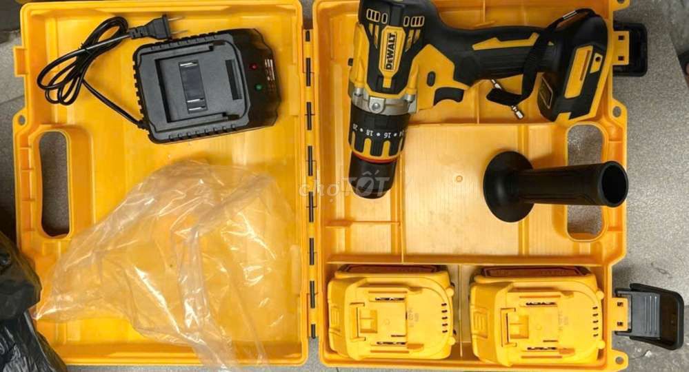 Máy khoan pin cầm tay Dewalt 199V full kiện