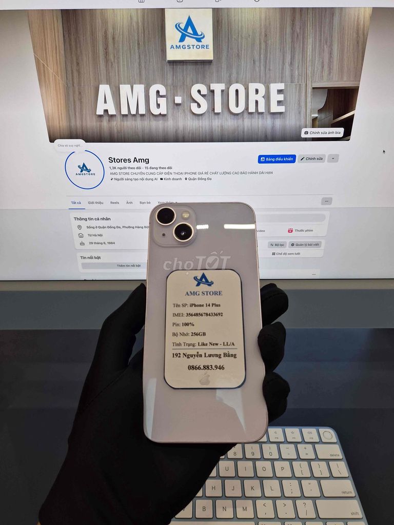 iPhone 14 Plus 256GB Like New. Mua bán Điện thoại tại Quận Đống Đa Hà Nội được đăng bởi Stores Amg hình 1