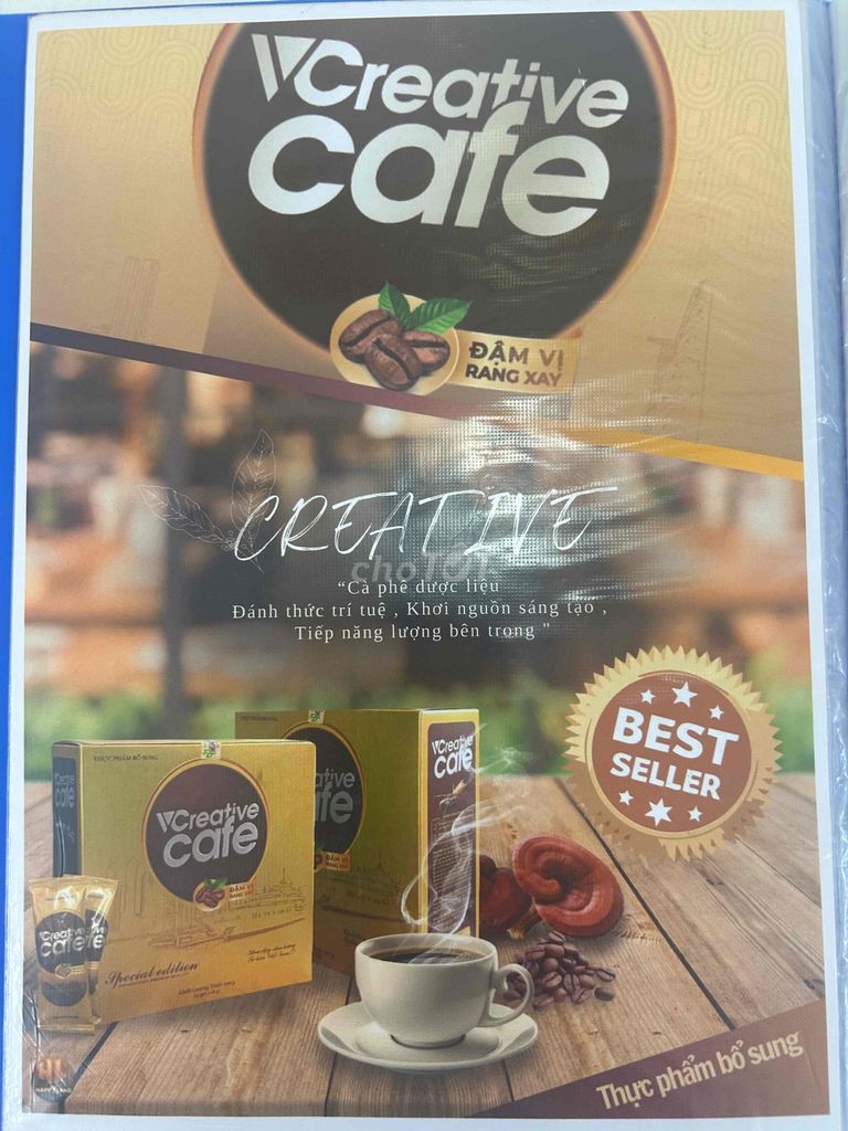 Cà phê hòa tan Creative Cafe, trà diệp lục. Mua bán Đồ ăn, thực phẩm và các loại khác tại Quận 12 Tp Hồ Chí Minh được đăng bởi Đỗ Trí Dũng hình 1