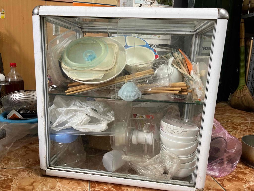Tủ nhôm kính Trắng 50x50x33cm 2 tầng. Mua bán Tủ, kệ gia đình tại Quận Cầu Giấy Hà Nội được đăng bởi Đồ Nam Xuất Xịn..GuuBox hình 1