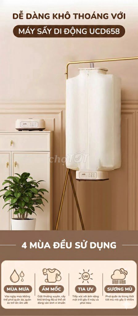 Tủ sấy quần áo UNIE UCD658. Mua bán Nội thất, đồ gia dụng khác tại Quận Hà Đông Hà Nội được đăng bởi Nhung Nguyễn hình 1