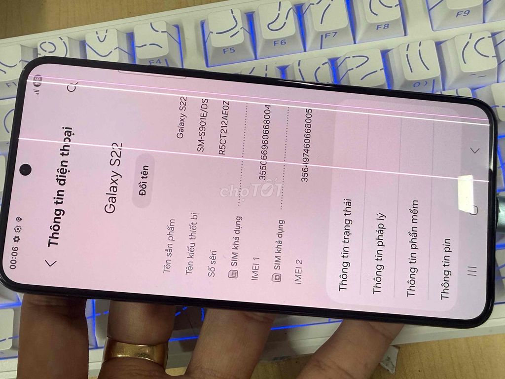 Samsung Galaxy S22 128GB Đen. Mua bán Điện thoại tại Quận Gò Vấp Tp Hồ Chí Minh được đăng bởi Trần Hải Nam hình 1