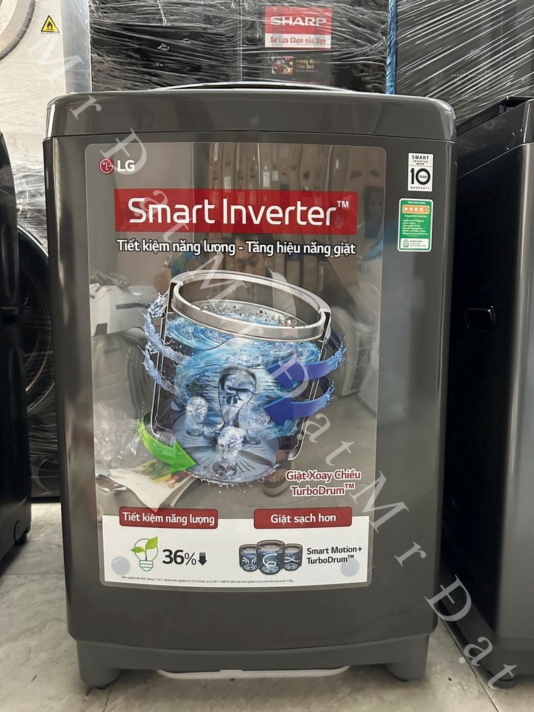 Máy giặt LG TurboDrum Inverter 10.5 kg.𝐁𝐇: 𝟎𝟔/𝟐𝟎𝟐𝟔