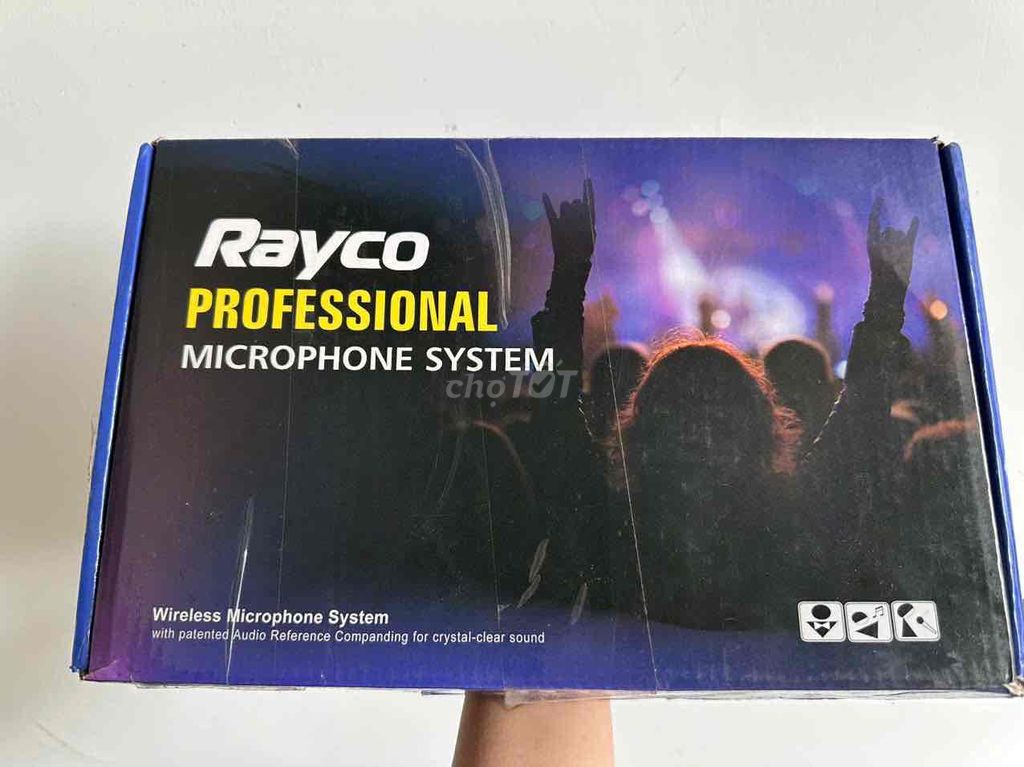 Micro Rayco không dây Đen lọc tiếng ồn. Mua bán Tivi, Âm thanh tại Thành phố Buôn Ma Thuột Đắk Lắk được đăng bởi Nguyễn Duy hình 1