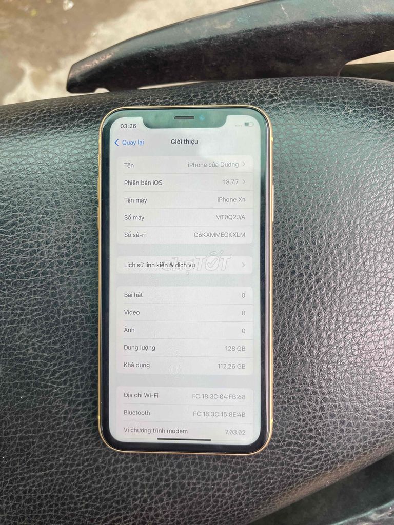 iPhone XR 128GB Vàng Đã qua sử dụng. Mua bán Điện thoại tại Thành phố Long Xuyên An Giang được đăng bởi Khánh hình 1