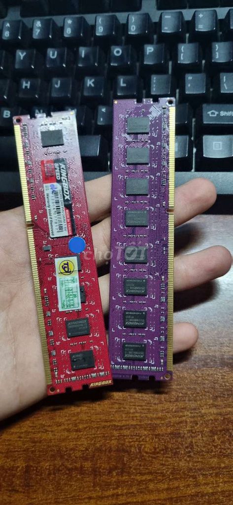 RAM Kingbox DDR3 4GB Đỏ, Tím. Mua bán Linh kiện (RAM, Card...) tại Huyện Gia Viễn Ninh Bình được đăng bởi Đạt Phạm hình 1