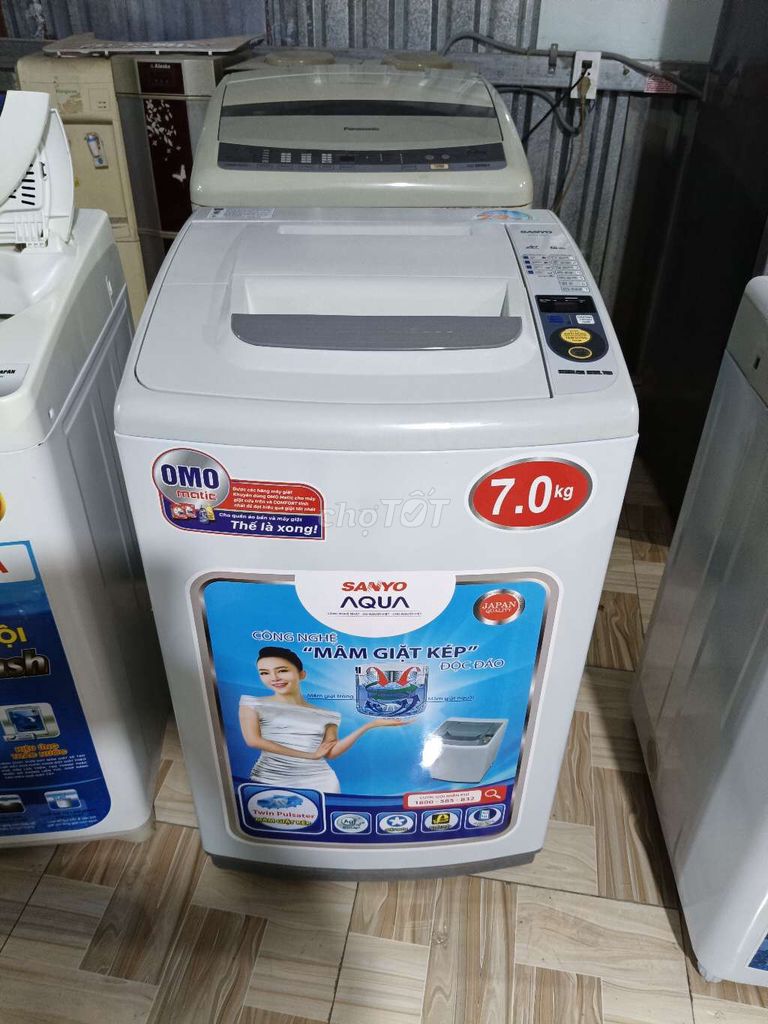 Máy giặt Sanyo Aqua 7 kg. Bh 6 tháng.