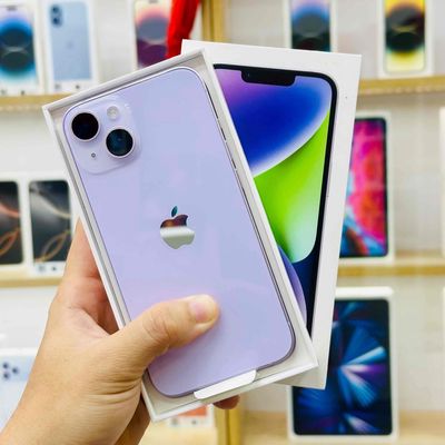 🍎14 THƯỜNG TÍM 256GB QTẾ MỸ FULLBOX NGUYÊN ZIN P85