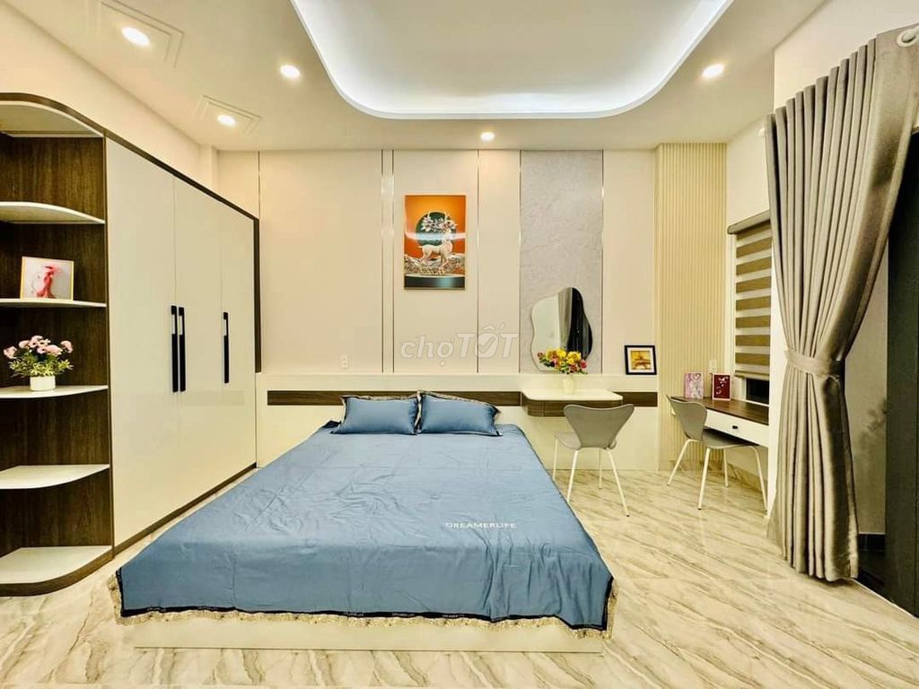 Nhà Gò Vấp, Đường Quang Trung, 52m2, Nhà Mới 2 Tầng, Full Nội Thất