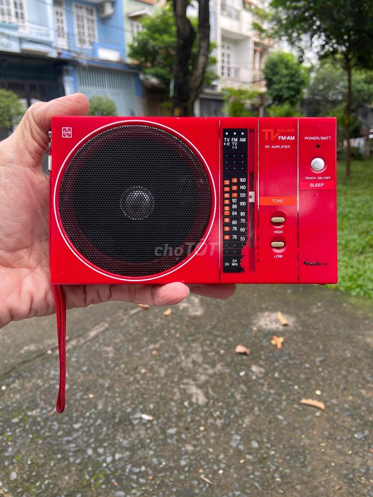 Radio National RF-U60A màu đỏ tuyệt đẹp.