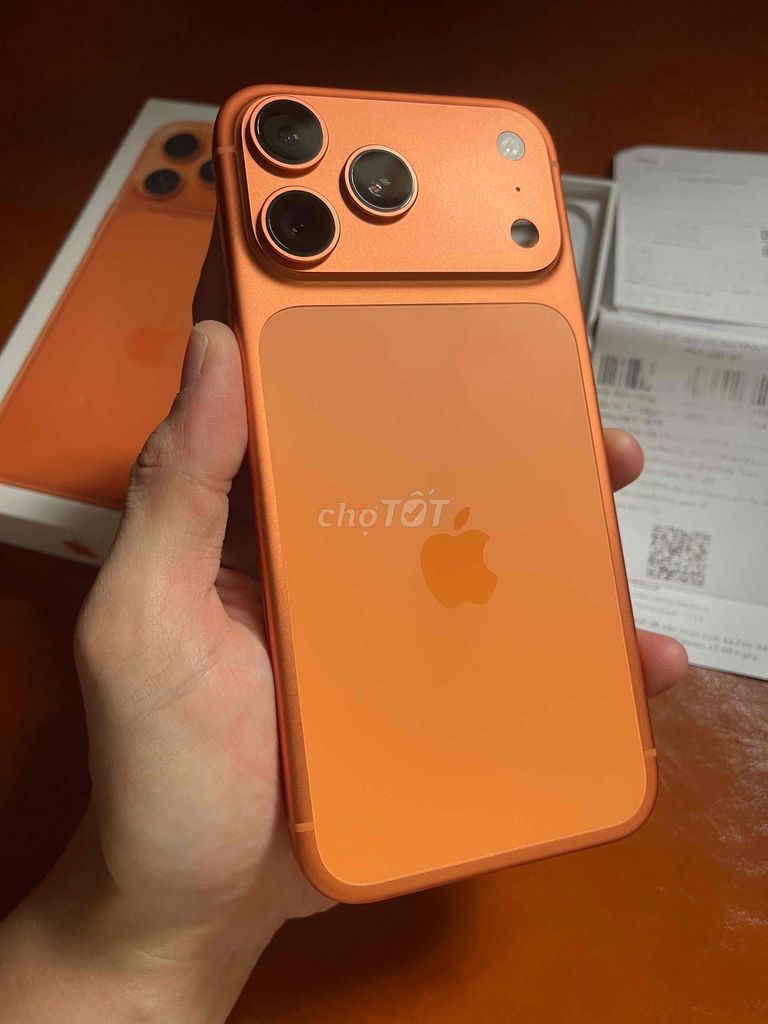 17 Pro Max 512GB Cam Vn/a Full Box Bh 2028 tgdđ. Mua bán Điện thoại tại Quận Bình Thạnh Tp Hồ Chí Minh được đăng bởi Hoàng Lê Moblie hình 1