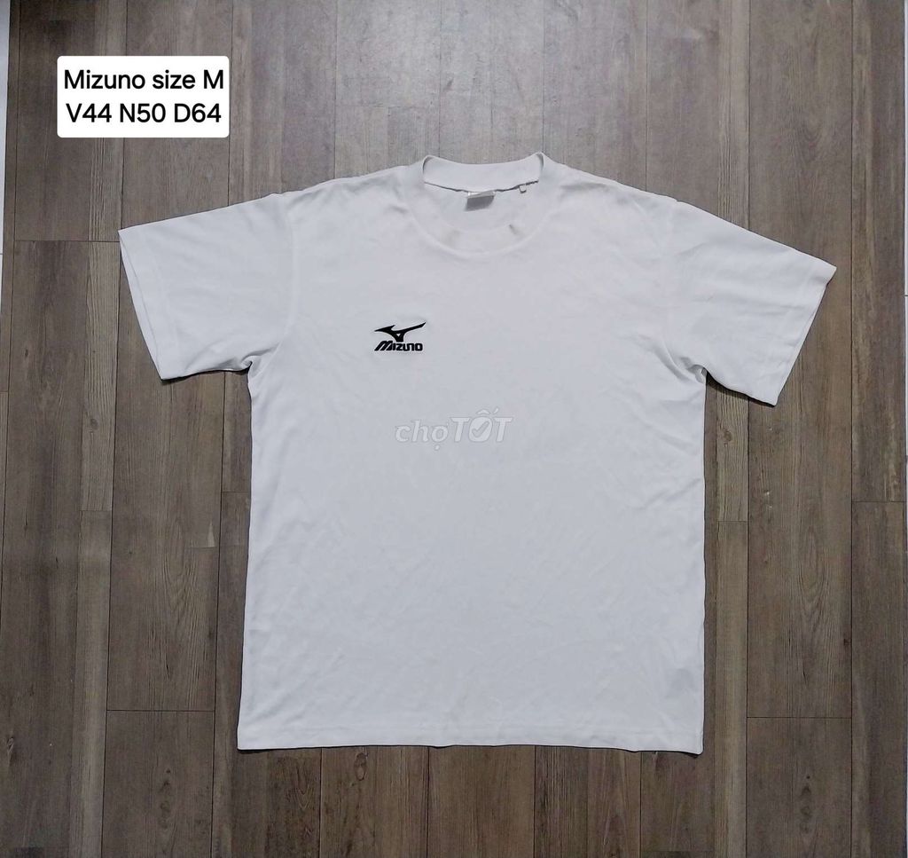 Áo thể thao Mizuno trắng tinh size M. Mua bán Quần áo tại Quận Tân Bình Tp Hồ Chí Minh được đăng bởi Sala hình 1