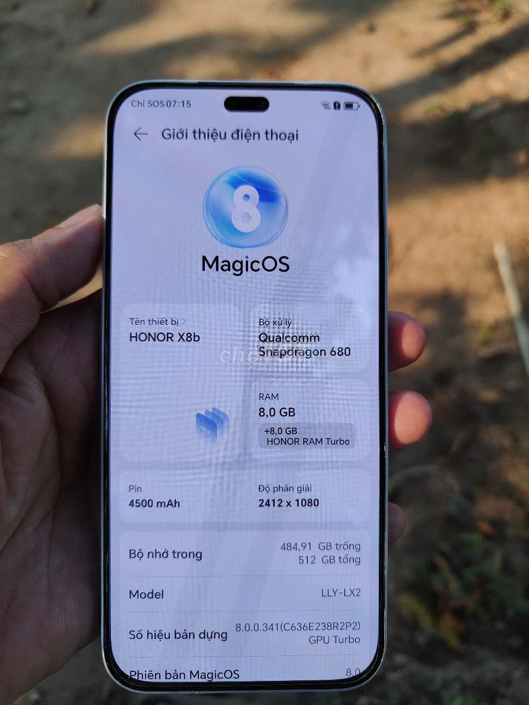 Honor X8B 8GB/512GB Bạc. Mua bán Điện thoại tại Thành phố Châu Đốc An Giang được đăng bởi Phúc hình 1