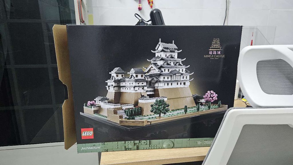 Lego Thành Himeji Nhật Bản mới, tặng kèm hộp mica