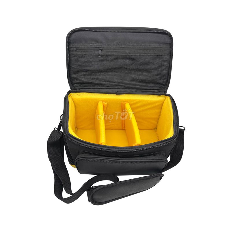 Túi đựng máy ảnh Vải Đen Vàng. Mua bán Phụ kiện (Màn hình, Chuột...) tại Quận Ninh Kiều Cần Thơ được đăng bởi Chuyên bán phụ kiện RTK bộ đàm hình 1