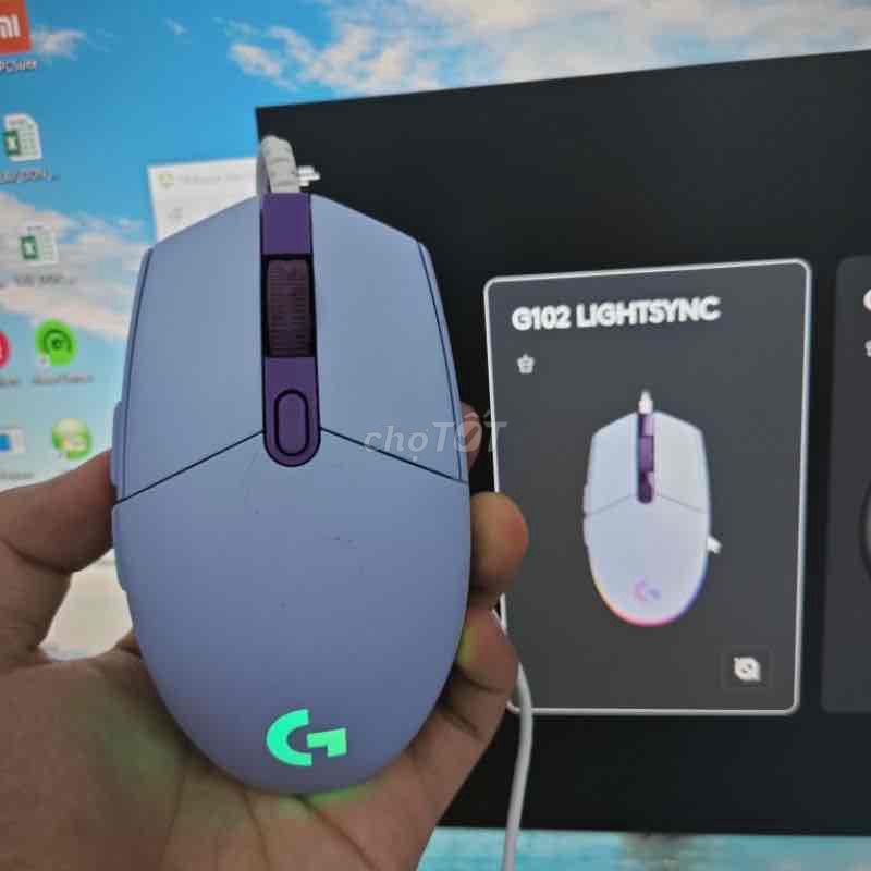 Chuột Logitech G102 Lightsync Tím. Mua bán Phụ kiện (Màn hình, Chuột...) tại Quận 8 Tp Hồ Chí Minh được đăng bởi Thanh Hậu hình 1