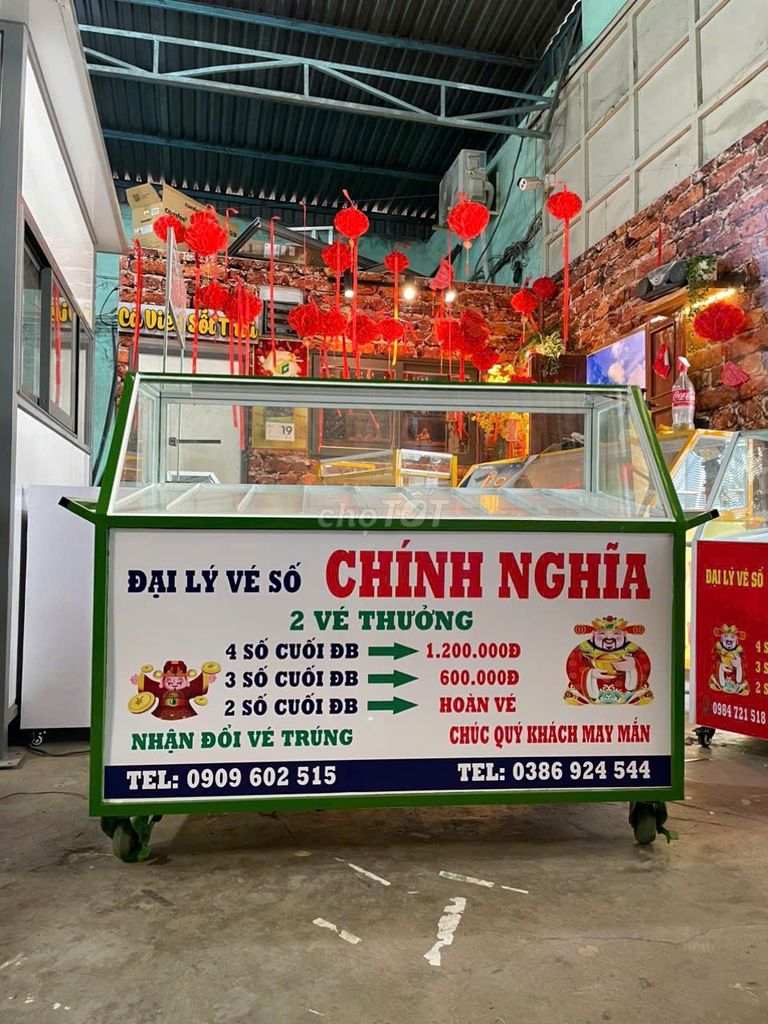 Tủ vé số khung thép 1.2m TPHCM (sx theo yc). Mua bán Đồ chuyên dụng, Giống nuôi trồng tại Quận 12 Tp Hồ Chí Minh được đăng bởi Tủ vé số hình 1