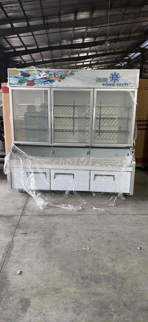 Tủ trưng bày Bông Tuyết Trắng Kim loại. Mua bán Tủ lạnh tại Huyện Tiên Du Bắc Ninh được đăng bởi mắm tép chưng thịt AMQ vina  hình 1