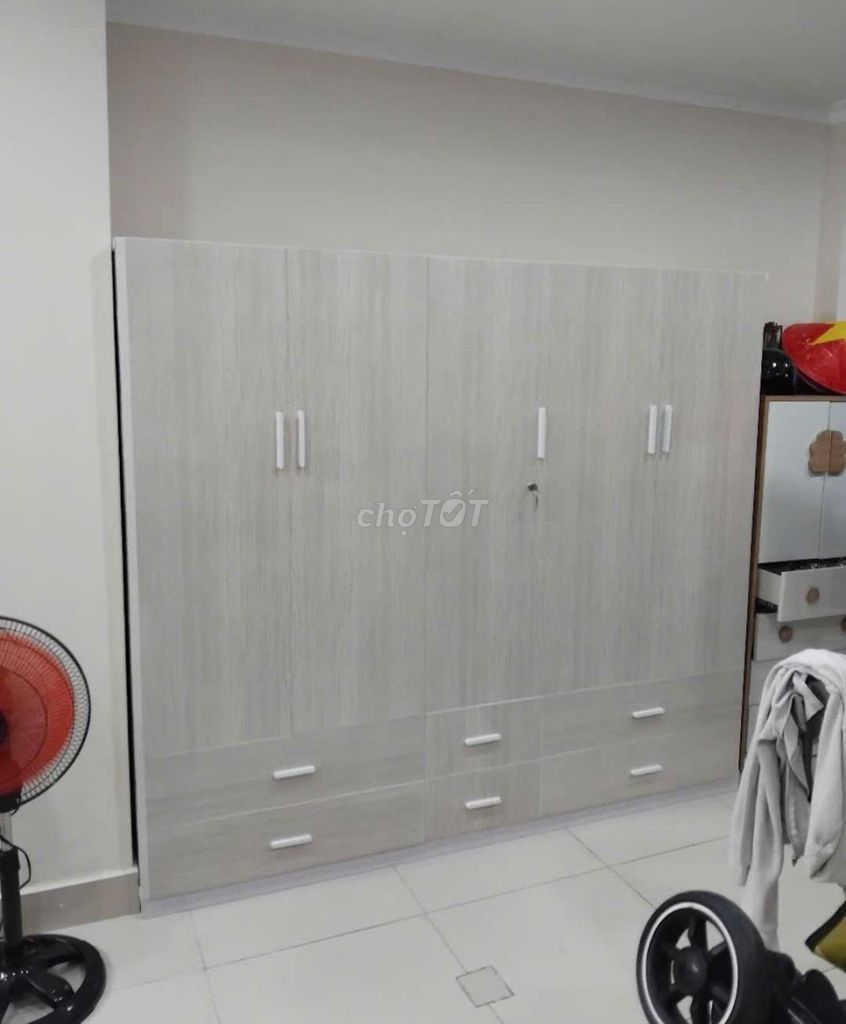 TỦ NHỰA ĐÀI LOAN 5 CÁNH 6 HỘP KÉO MÀU VÂN GỖ SỒI . Mua bán Tủ, kệ gia đình tại Huyện Hóc Môn Tp Hồ Chí Minh được đăng bởi Tủ nhựa đài loan hoàng quân hình 1