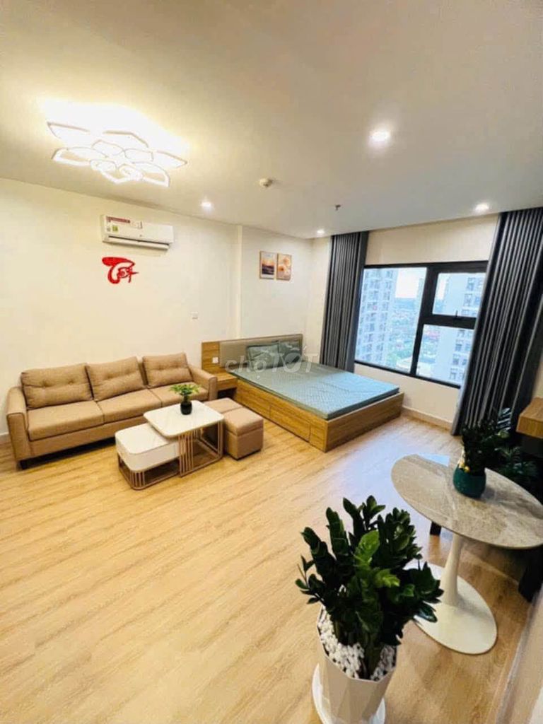 Аренда квартиры-студии с мебелью и техникой в Vinhomes Ocean Park