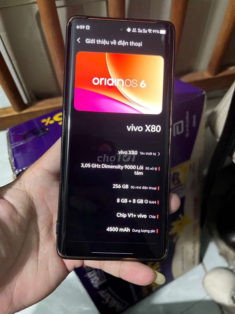 Vivo X80 8GB/256GB. Mua bán Điện thoại tại Huyện Hóc Môn Tp Hồ Chí Minh được đăng bởi Trung nguyễn  hình 1