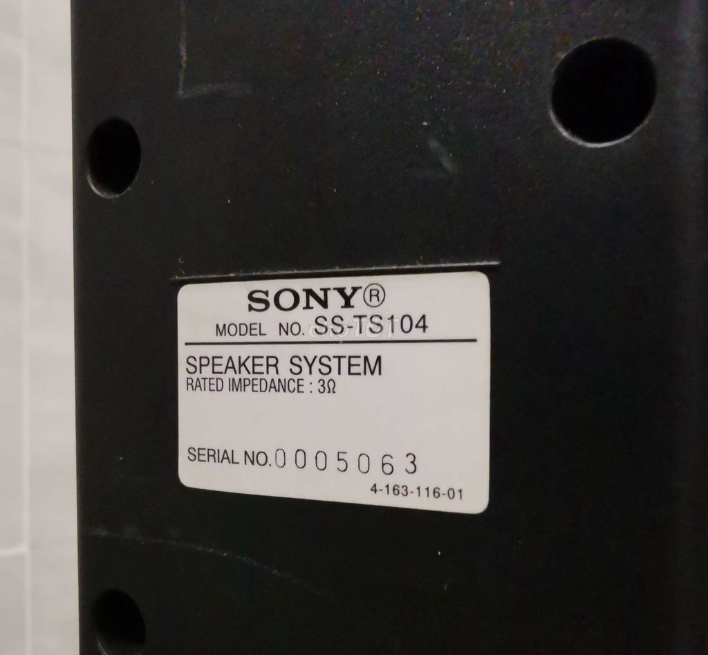 Bộ gồm 6 loa 5.1 Sony loa cột sub hơi lớn