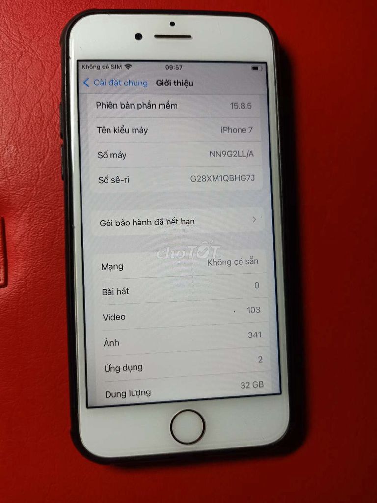 Apple iPhone 7 lock  32GB Bạc. Mua bán Điện thoại tại Quận Ngũ Hành Sơn Đà Nẵng được đăng bởi Nguyen thi kha tu hình 1