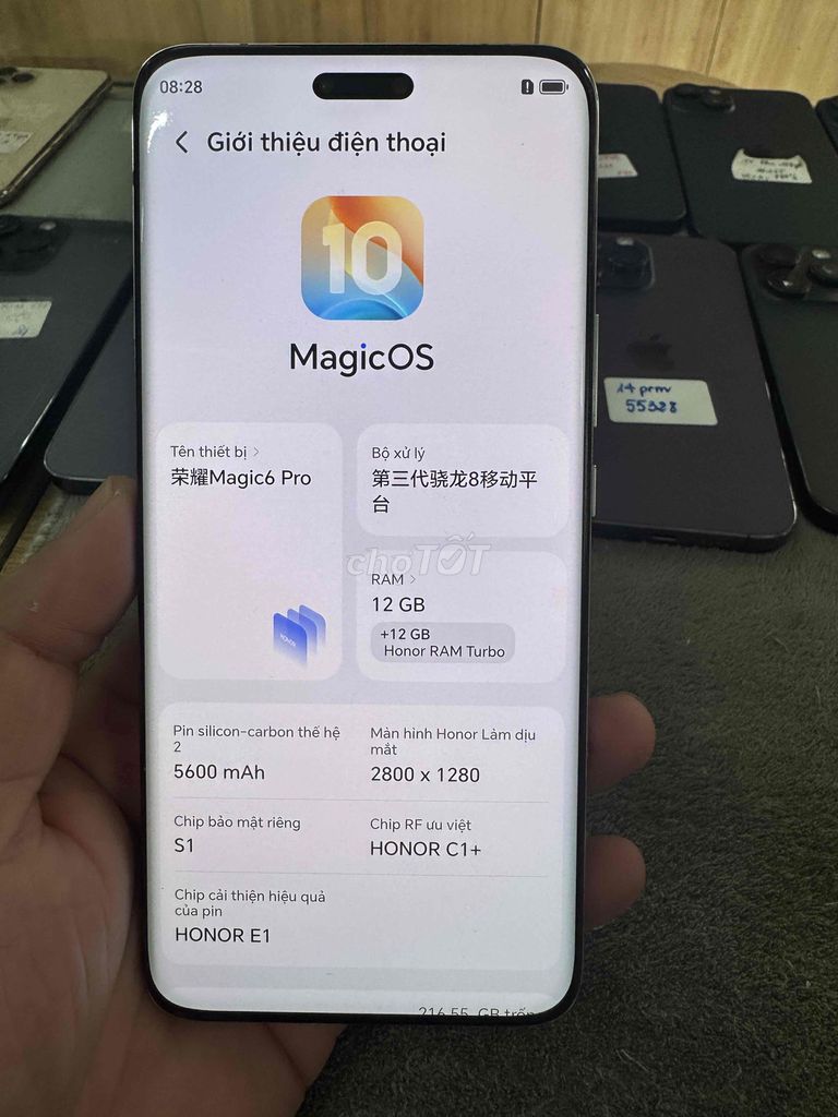 Honor Magic 6 Pro 256GB Trắng. Mua bán Điện thoại tại Quận Đống Đa Hà Nội được đăng bởi Lê Khuyến hình 1