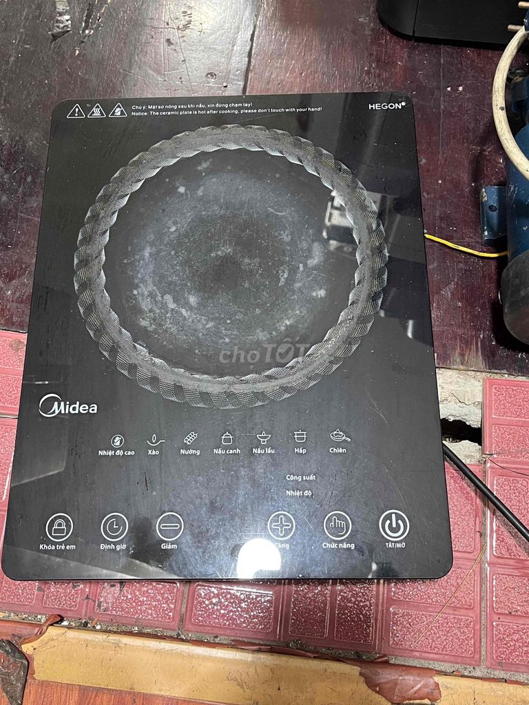 Bếp điện Midea MIR-T2015DC Đen. Mua bán Bếp, lò, đồ điện nhà bếp tại Quận Phú Nhuận Tp Hồ Chí Minh được đăng bởi  Bông Lê chuyên sỉ và lẻ âm thanh Nhật Mỹ hình 1