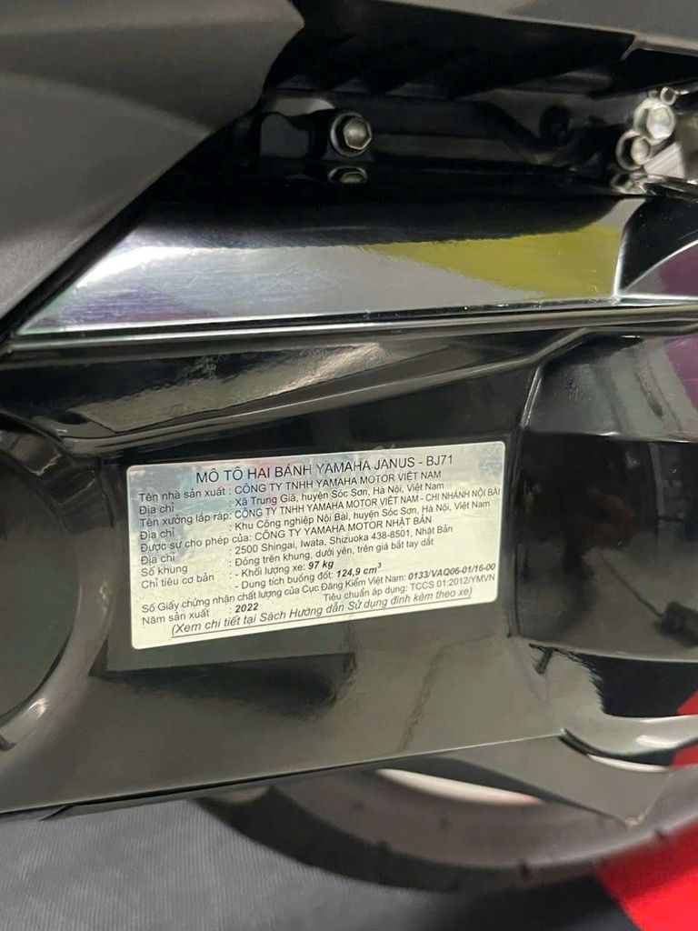 Yamaha Janus 2022. Mua bán Xe máy tại Quận Cái Răng Cần Thơ được đăng bởi Cửa Hàng Xe Máy A Hưng hình 6
