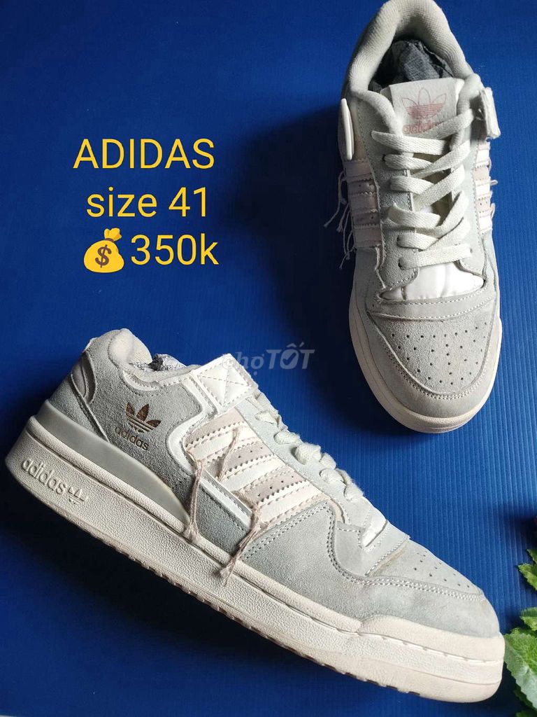 ADIDAS đế bằng size 41 chính hãng siêu đẹp có ship