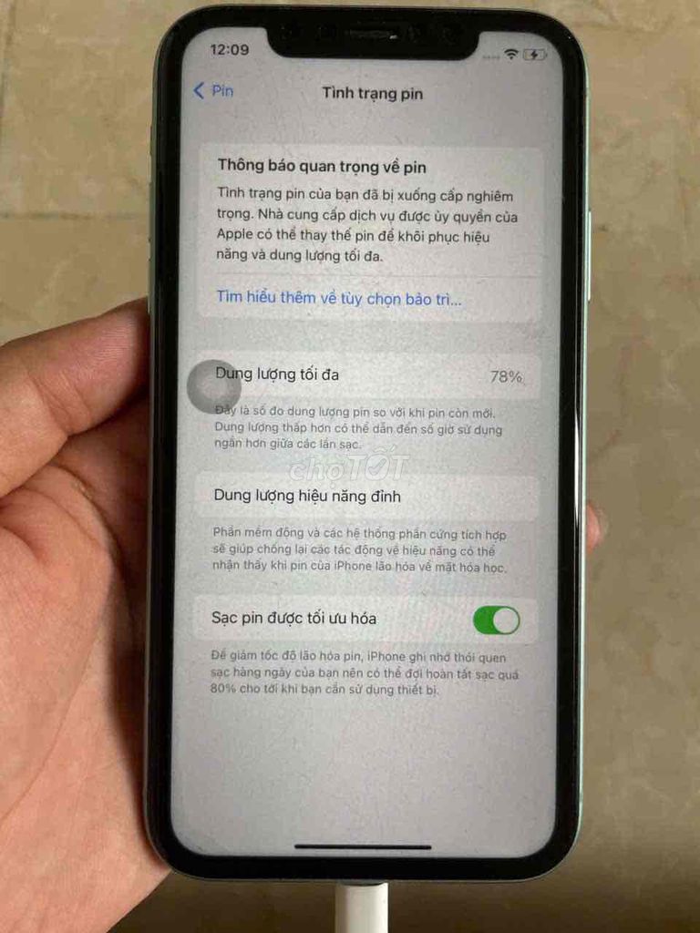 Apple iPhone 11 64GB Xanh lá 78%. Mua bán Điện thoại tại Huyện Thanh Trì Hà Nội được đăng bởi Hoa hình 1