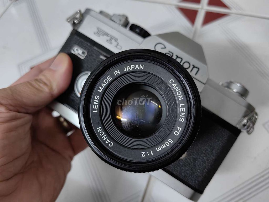 Máy ảnh phim Canon FTB FDn 50mm F2 Bạc Đen. Mua bán Máy ảnh, Máy quay tại Quận 10 Tp Hồ Chí Minh được đăng bởi Đình Sang hình 1