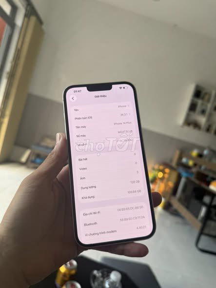 iPhone 14 Plus 128GB Trắng. Mua bán Điện thoại tại Quận 1 Tp Hồ Chí Minh được đăng bởi Hội Đồ Điện Tử hình 1