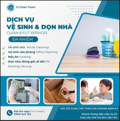 Vệ sinh văn phòng/ Nhà cửa/ Nấu ăn theo giờ. Dịch vụ dọn dẹp nhà tại Huyện Bình Chánh Tp Hồ Chí Minh được đăng bởi Tú Uyên