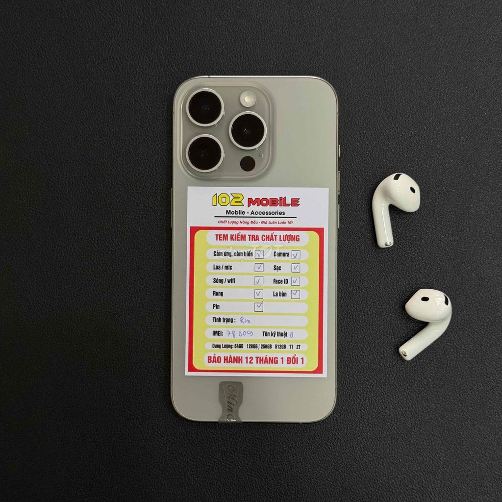 iPhone 15 Pro 128GB Natu máy đẹp keng net. Mua bán Điện thoại tại Thành phố Buôn Ma Thuột Đắk Lắk được đăng bởi Nguyễn Hoàng hình 1