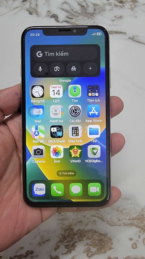Apple iPhone X 64GB Trắng. Mua bán Điện thoại tại Quận Tân Phú Tp Hồ Chí Minh được đăng bởi Chú Dũng hình 1