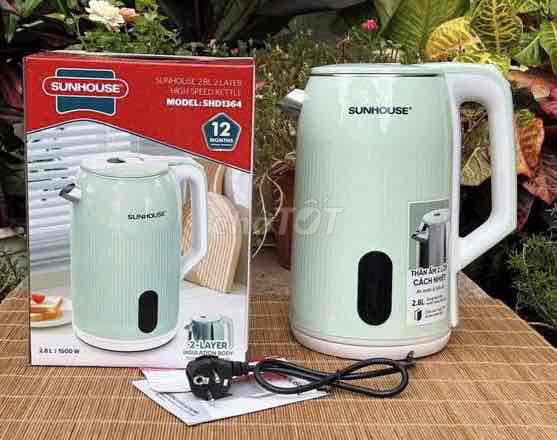 Ấm siêu tốc Sunhouse SHD1364 2.8L. Mua bán Bếp, lò, đồ điện nhà bếp tại Thành phố Huế Thừa Thiên Huế được đăng bởi võ thị bích hà hình 1