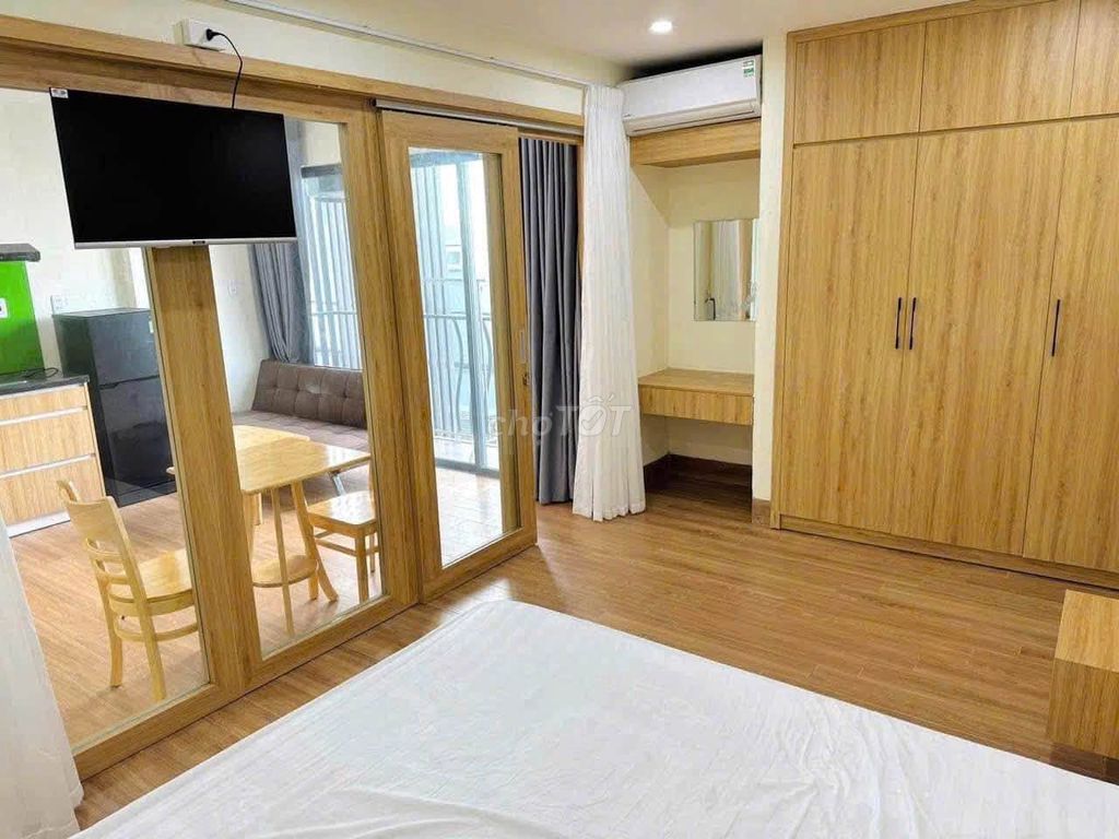 Cho thuê căn hộ 1PN Trần Khánh Dư, full nội thất