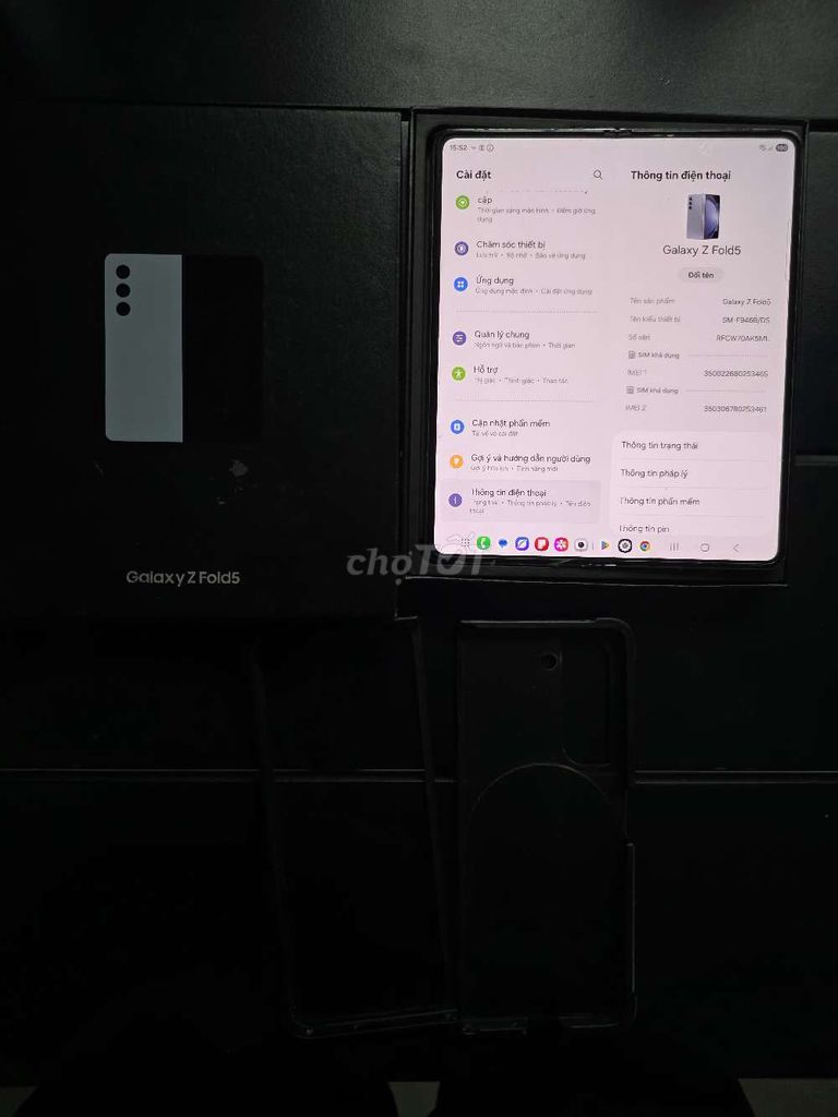 Samsung Galaxy Z Fold 5 đã qua sử dụng. Mua bán Điện thoại tại Huyện Mỏ Cày Bắc Bến Tre được đăng bởi Trí trắng trẻo hình 1