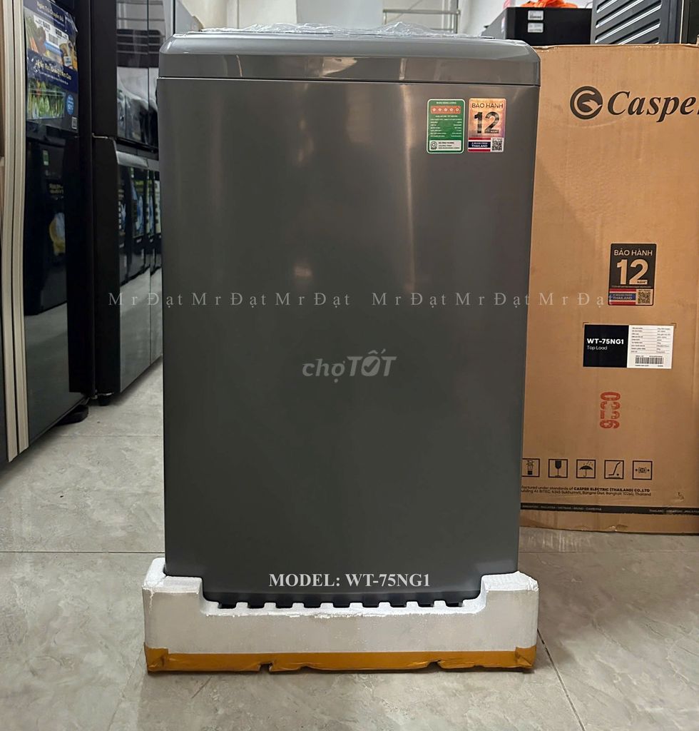 Máy giặt cửa trên 7.5 kg CASPER. MODEL: WT-75NG1. Mua bán Máy giặt tại Quận 8 Tp Hồ Chí Minh được đăng bởi Trần Thiện Đạt hình 1