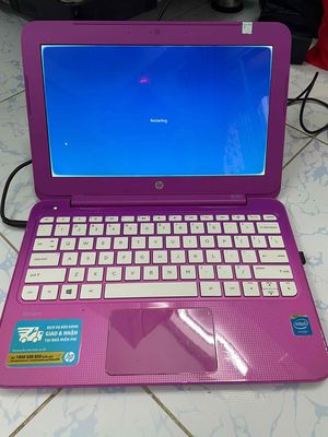 Laptop HP Stream chip celeron ram 2G màu hồng