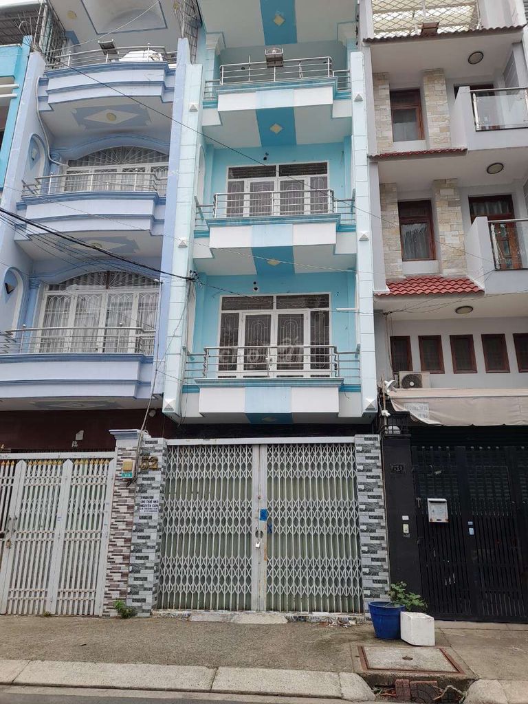 Nhà mặt tiền đường nội bộ khu Bình Phú DT 4 x 20 có 6 phòng giá 18.5tr