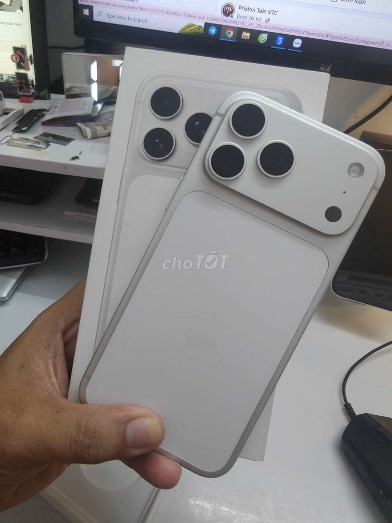 Apple iPhone 17 Pro Max 256GB Trắng Đã sử dụng. Mua bán Điện thoại tại Quận 4 Tp Hồ Chí Minh được đăng bởi Nguyễn Nhân hình 1