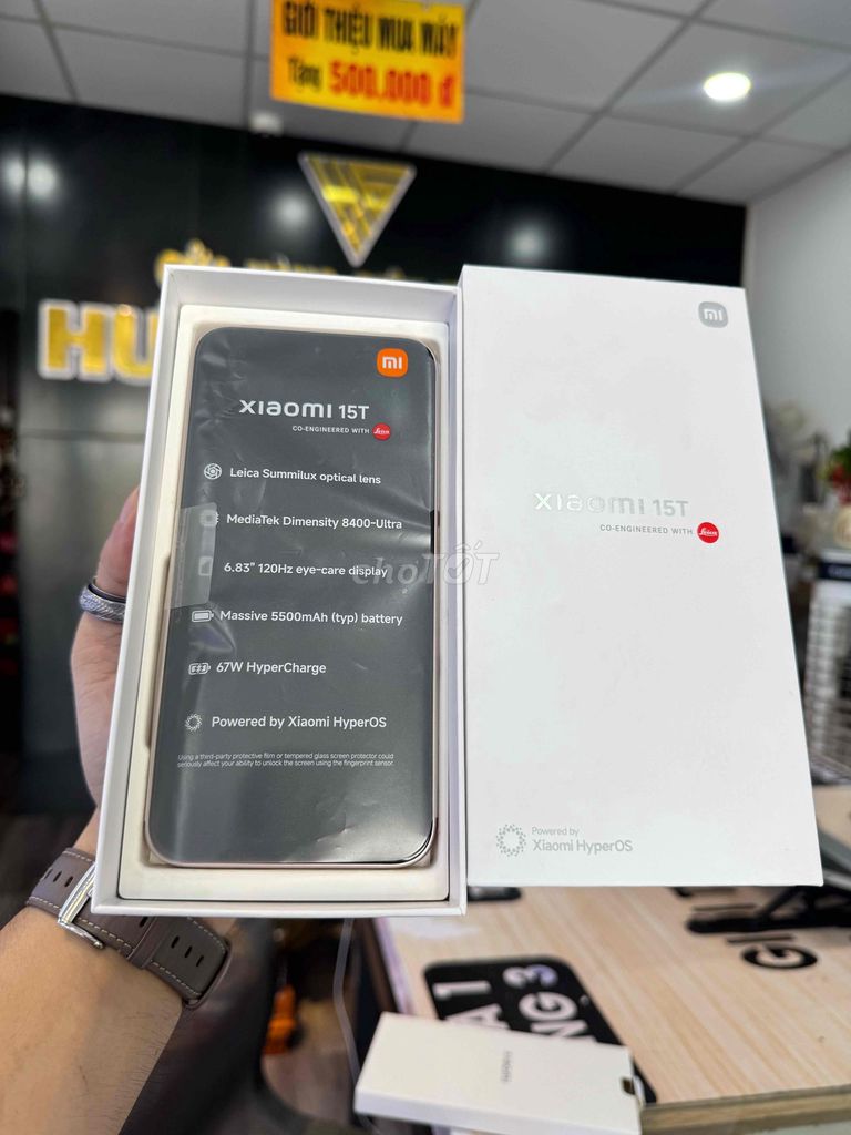 Xiaomi  15T 5G 12/ 256GB Vàng new💯. Mua bán Điện thoại tại Thành phố Bến Tre Bến Tre được đăng bởi HươngGiangmobile hình 1