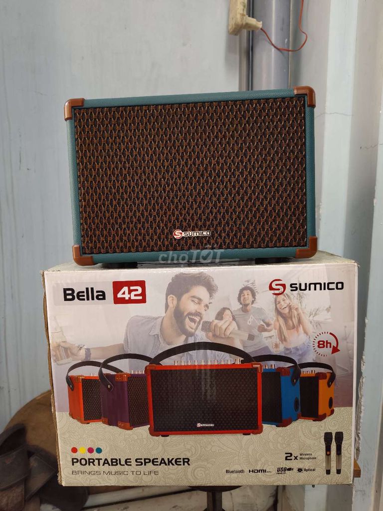 Loa karaoke Sumico Bella 42 Xanh ngọc. Mua bán Tivi, Âm thanh tại Quận 6 Tp Hồ Chí Minh được đăng bởi ĐOÀN VĂN SƠN  hình 1