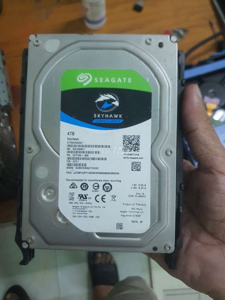 Ổ cứng 4Tb bóc máy